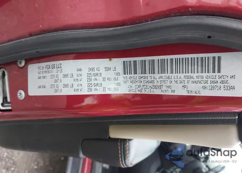 2017 Jeep Cherokee Limited 4X4 из США, поврежденный, VIN 1C4PJMDS1HW582097